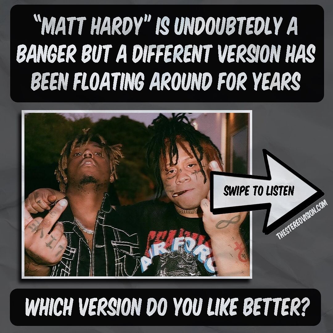 With the release of Trippie&rsquo;s new album &lsquo;Trip At Knight&rsquo; we finally got an official release for &ldquo;Matt Hardy&rdquo; but a lot of fans were upset about some of the changes made. What version do you like better?? ⬇️