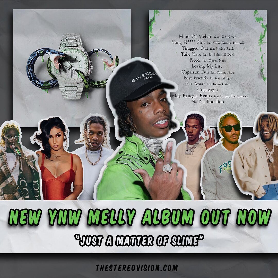 YNW Melly&rsquo;s new album &ldquo;Just a Matter of Slime&rdquo; is out now!! 🐍🤮

Let us know what you think of the new album in the comments ⬇️