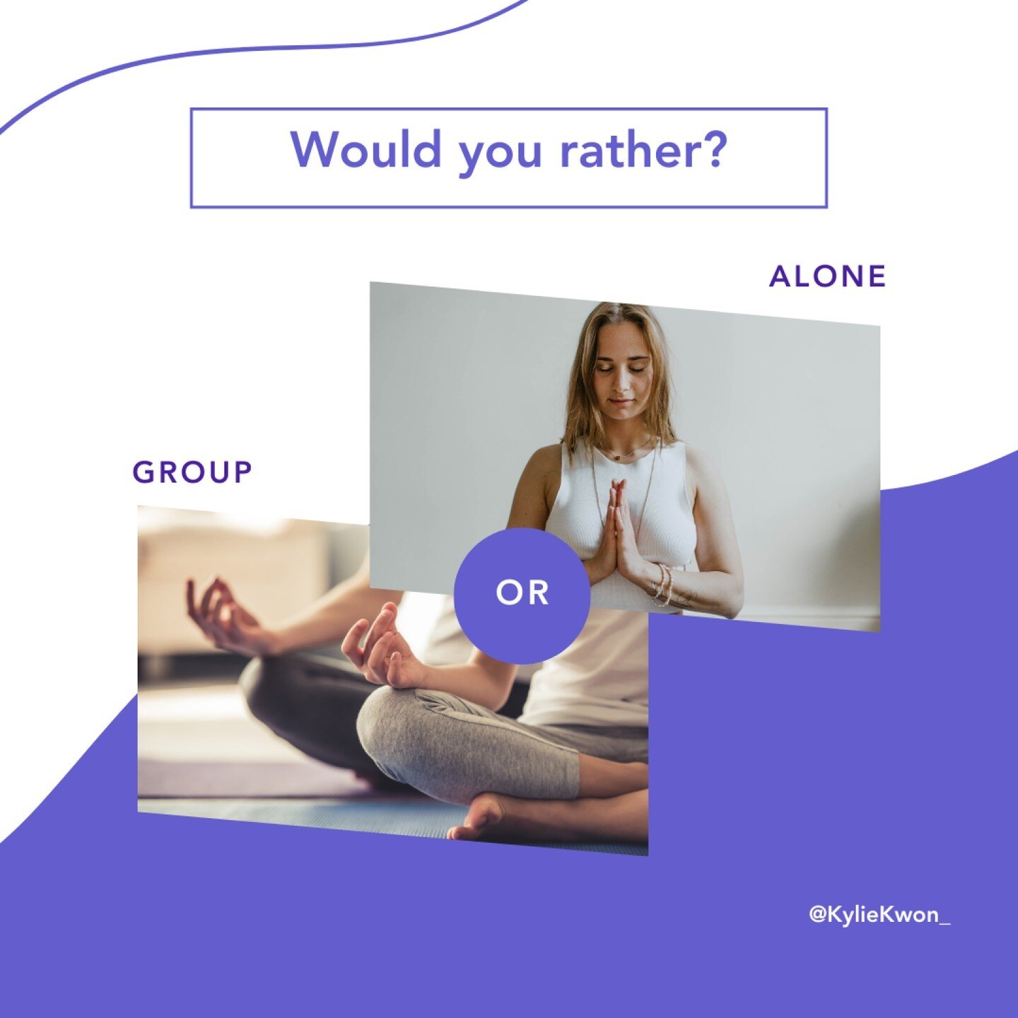 Would you rather meditate alone or with a group? 🧘&zwj;♂️✨

Having practiced meditation for nearly four decades, I've experienced the profound benefits of both solo and group meditation sessions. While I meditate daily on my own, I also cherish the 