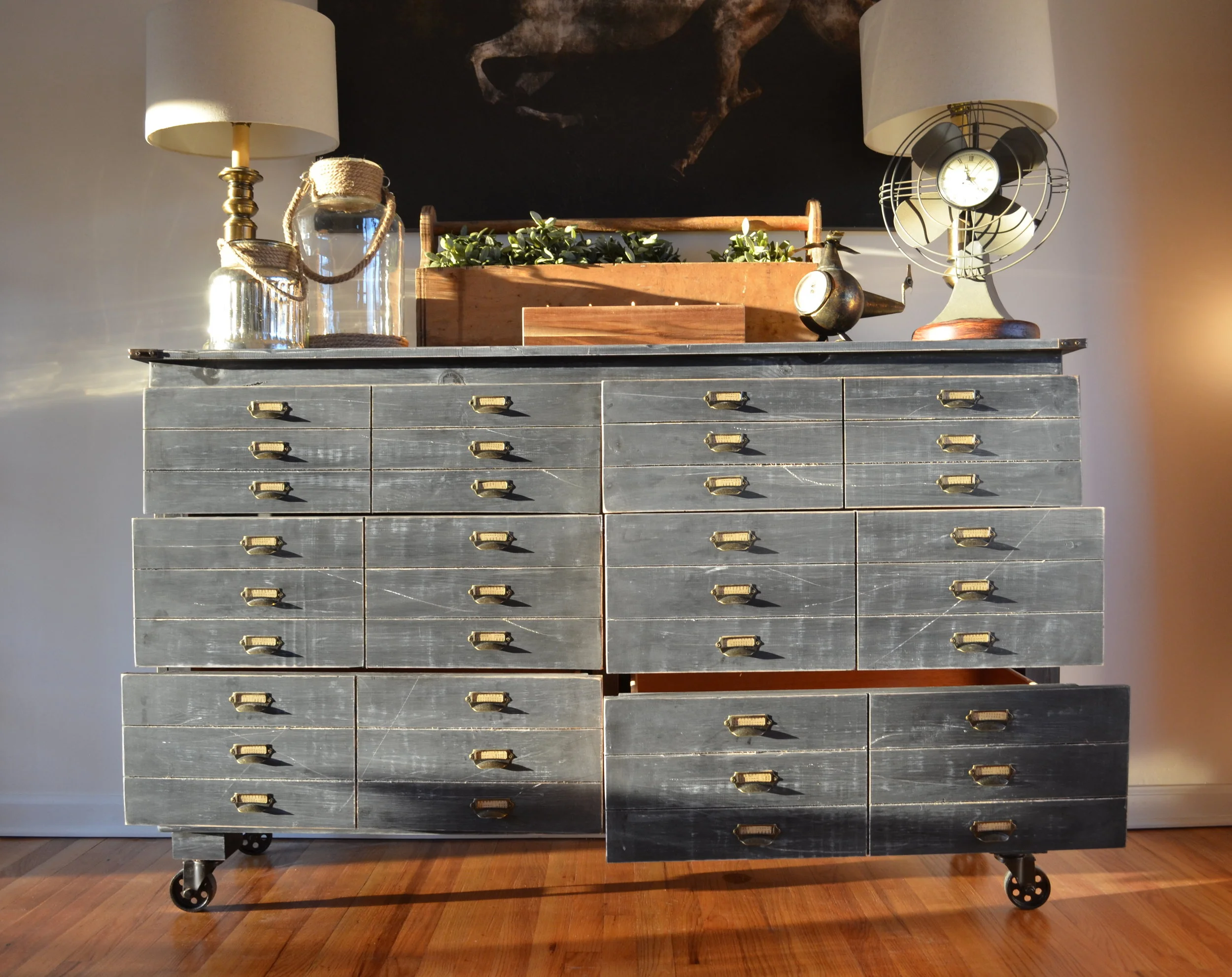 DIY faux card catalog