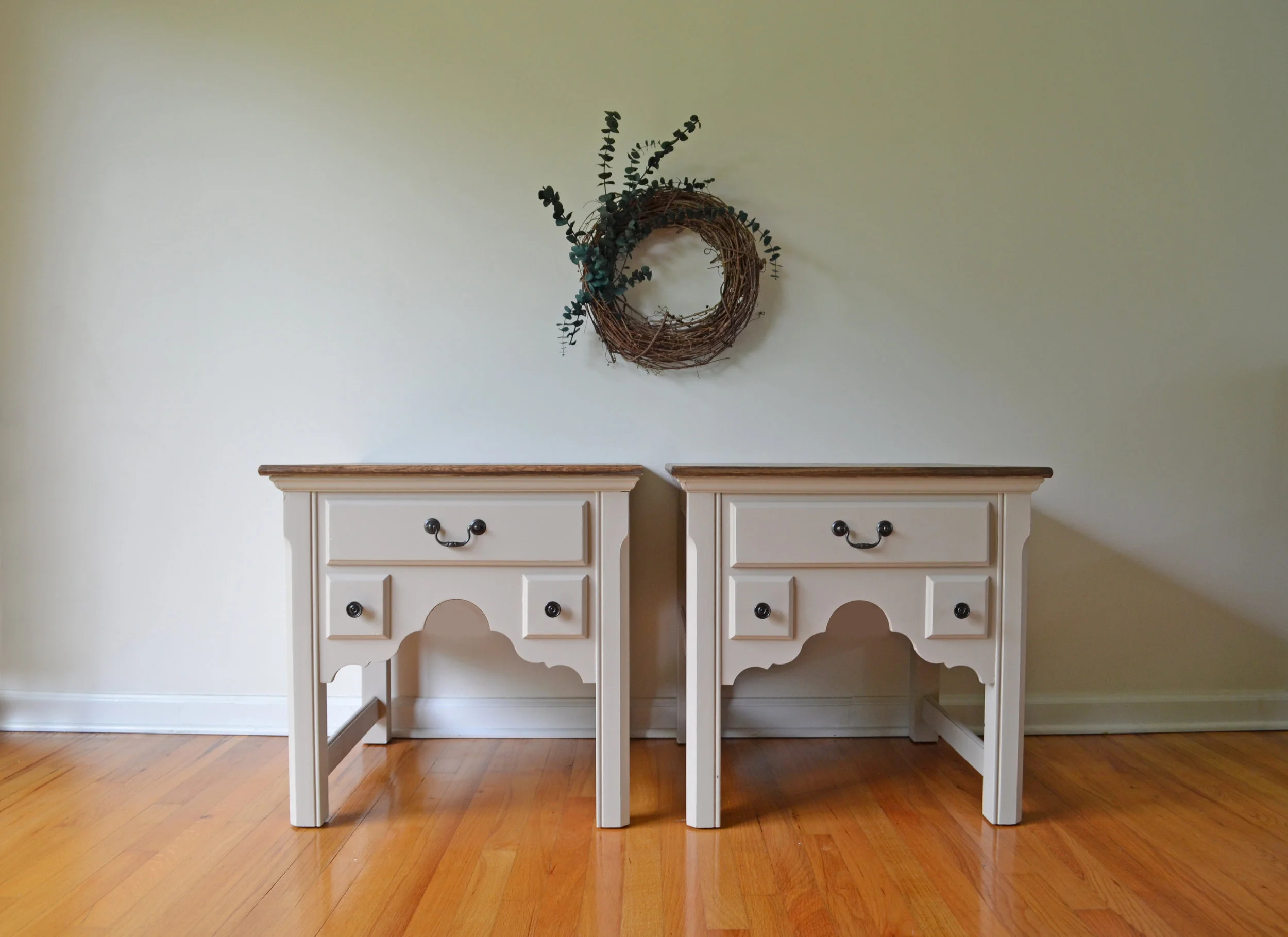 pair o taupe tables