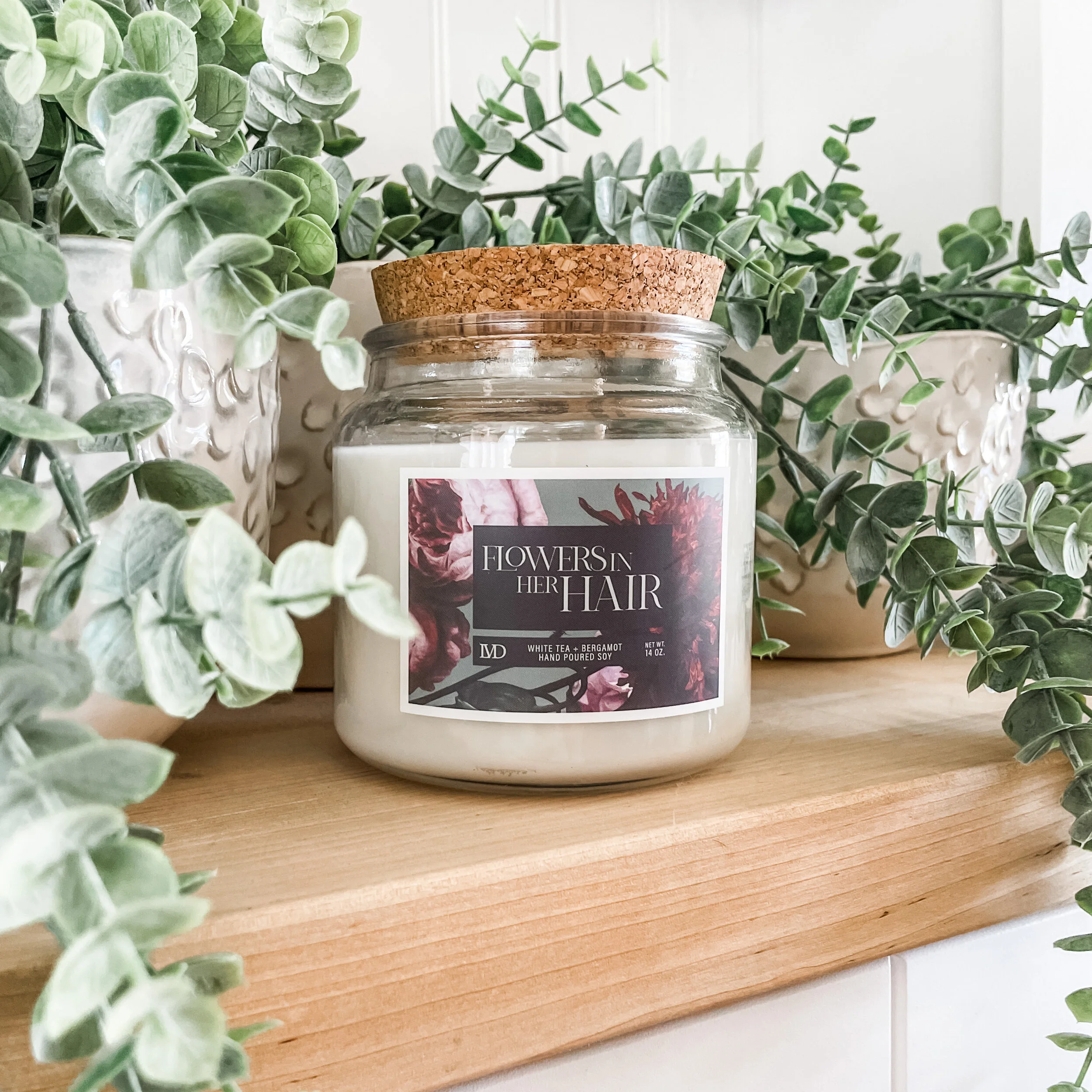 Flowers in her Hair Soy Candle
