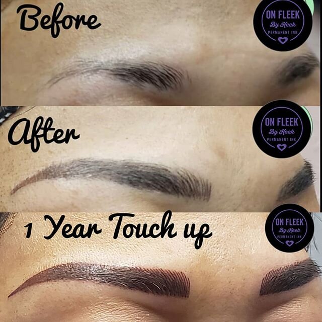 My beautiful client Marlynda. She was my first client at my Riverside location and it was so nice to see her back. I'm so happy I have such wonderful clients. #nanobrows #machinebrows #machinestrokes #microshading #beautifulbrows #beautifulclient #bl