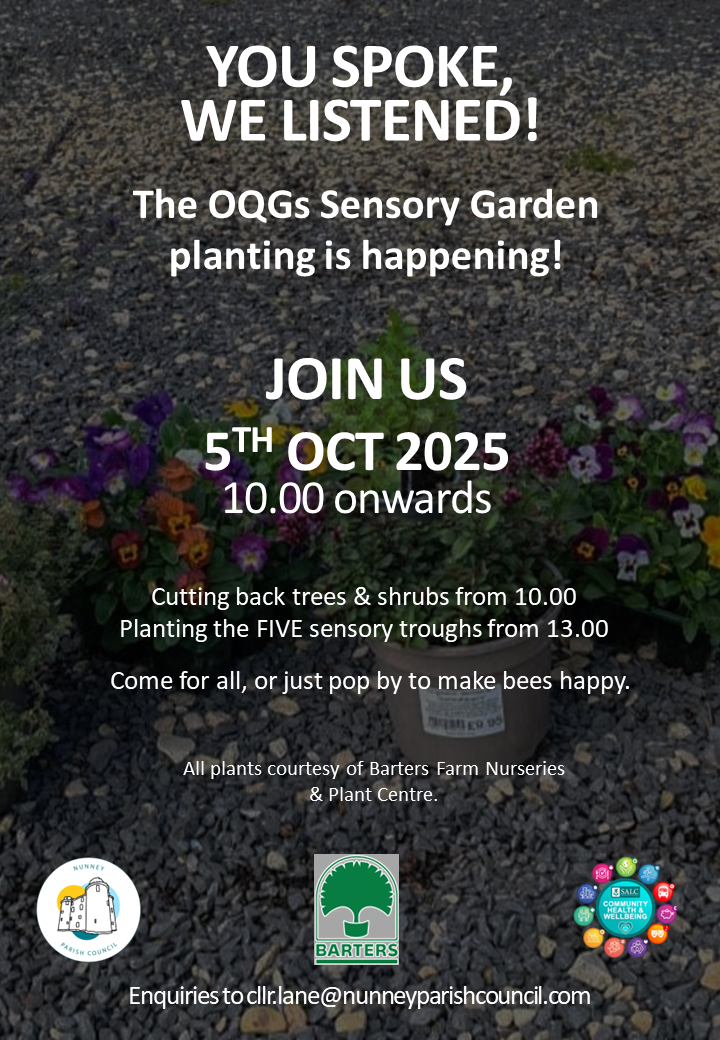 Sensory Garden planting in Old Quarry Gardens