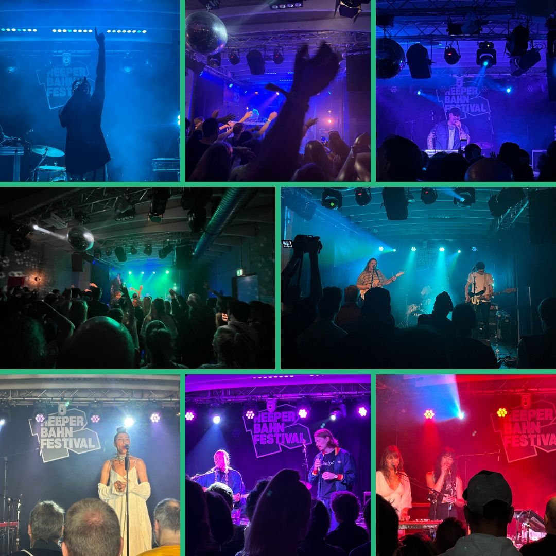  Some (not all) showcasing artists at the Reeperbahn festival, several who were delegates or artists of a delegate with MMF Canada’s Germany Export mission 