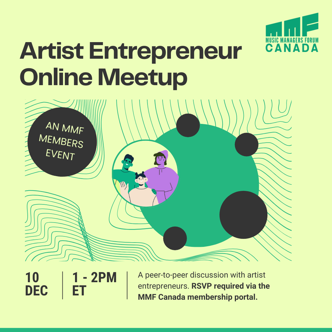 Artist Entrepreneur Online Meetup