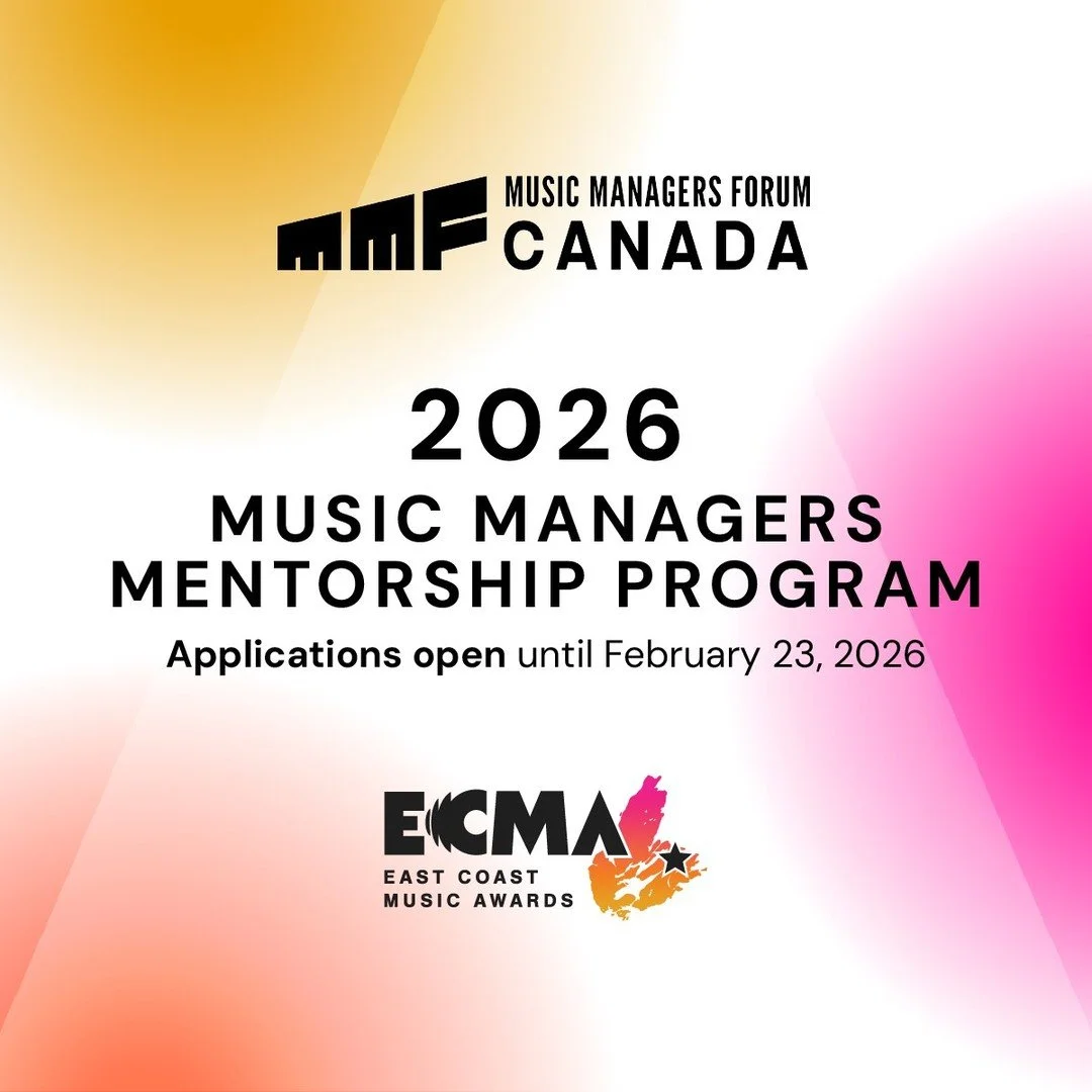 MMF Canada Music Managers Mentorship Program at the East Coast Music Awards
