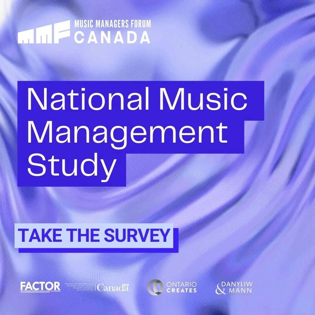 MMF Canada Launches National Music Management Study
