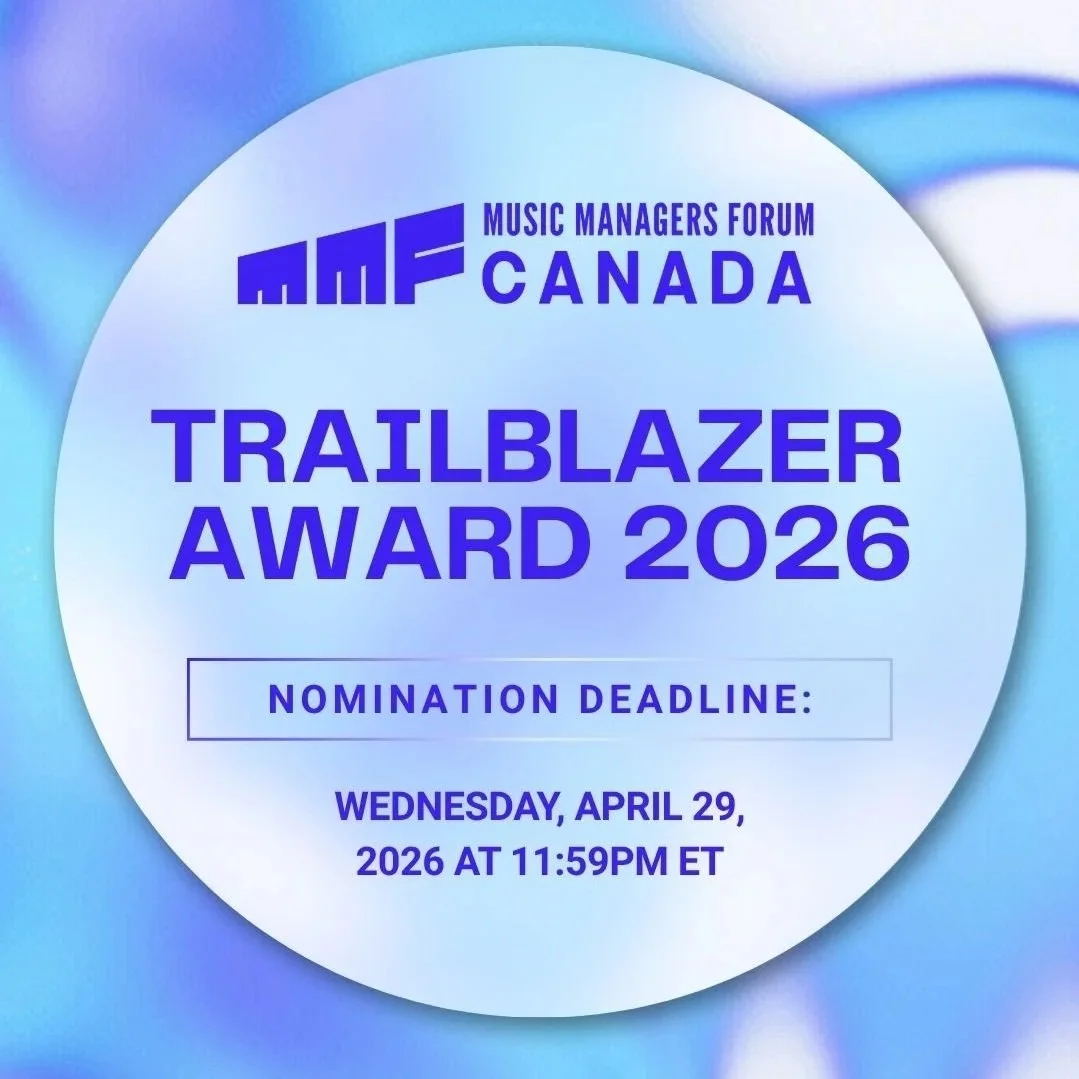 2026 MMF Canada Trailblazer Award - SUBMISSIONS NOW OPEN!