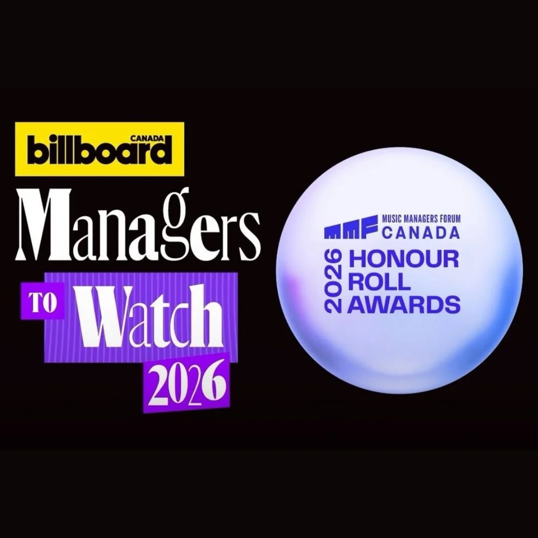 MMF Canada Honour Roll x Billboard Canada Managers to Watch 2026