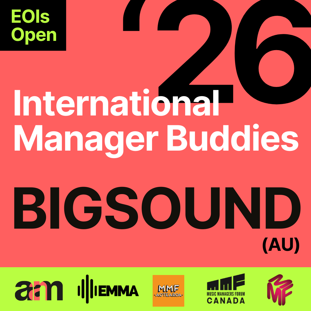 Manager Buddies: BIGSOUND 2026