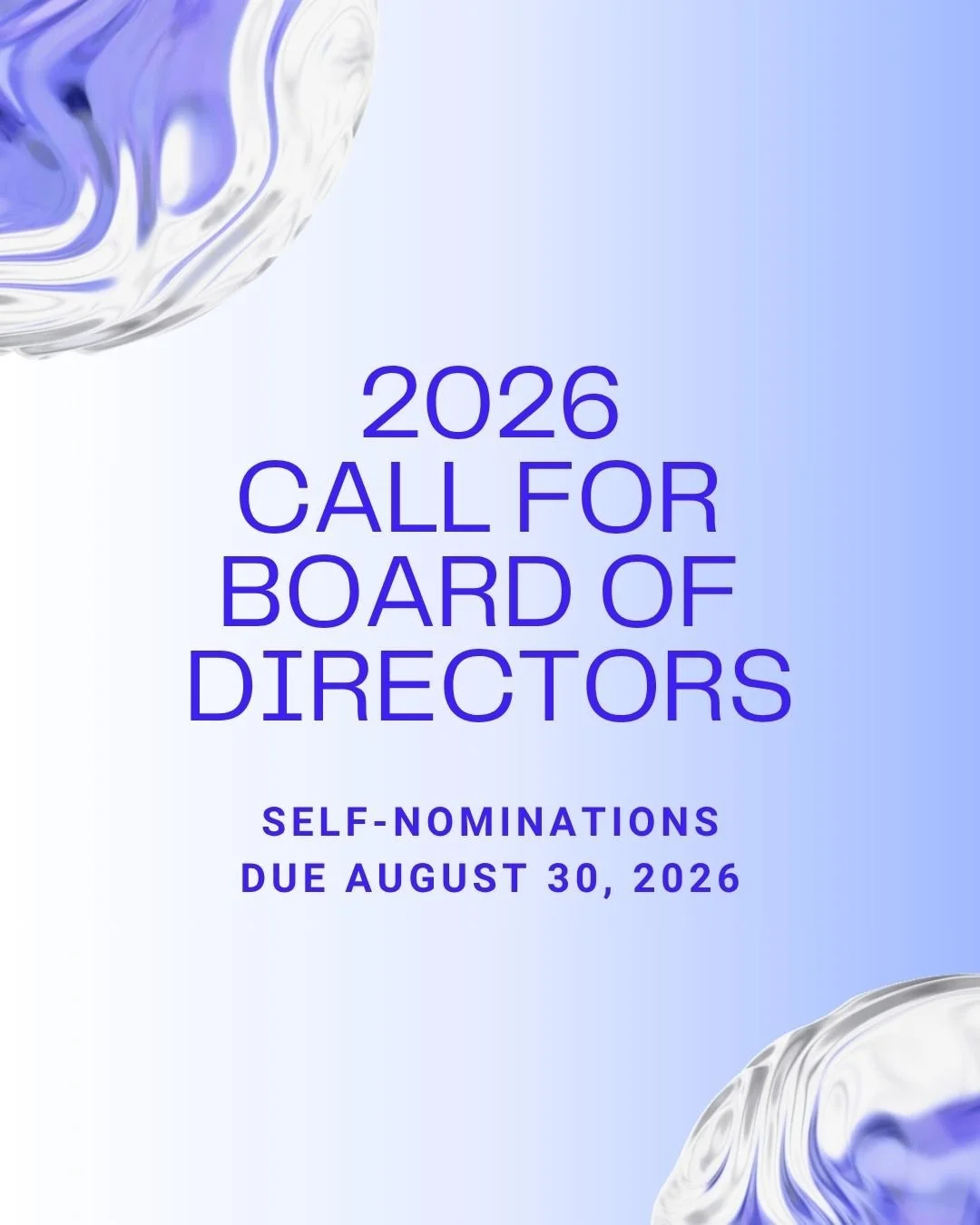 Call for Board of Directors 2026
