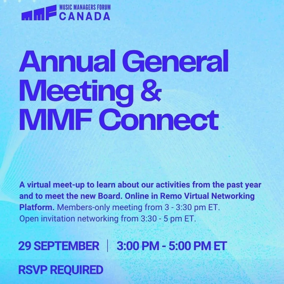 Annual General Meeting &amp; MMF Connect 