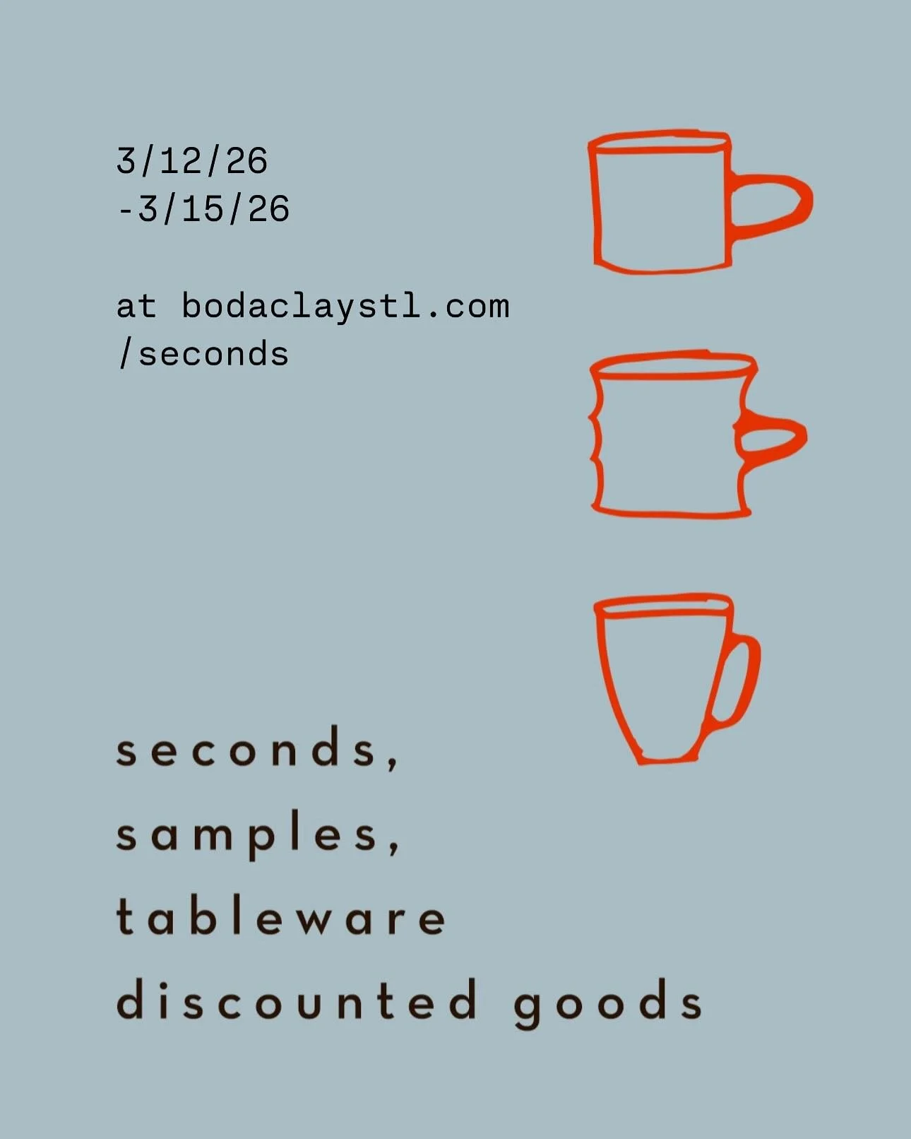 online seconds sale happening rn 

&bull; everything is discounted 30-70% ✌🏼
&bull; discounted shipping and local delivery 💌
&bull; giving my one offs and experiments a loving home 💞
&bull; making this art practice so much more sustainable 🍀
&bul