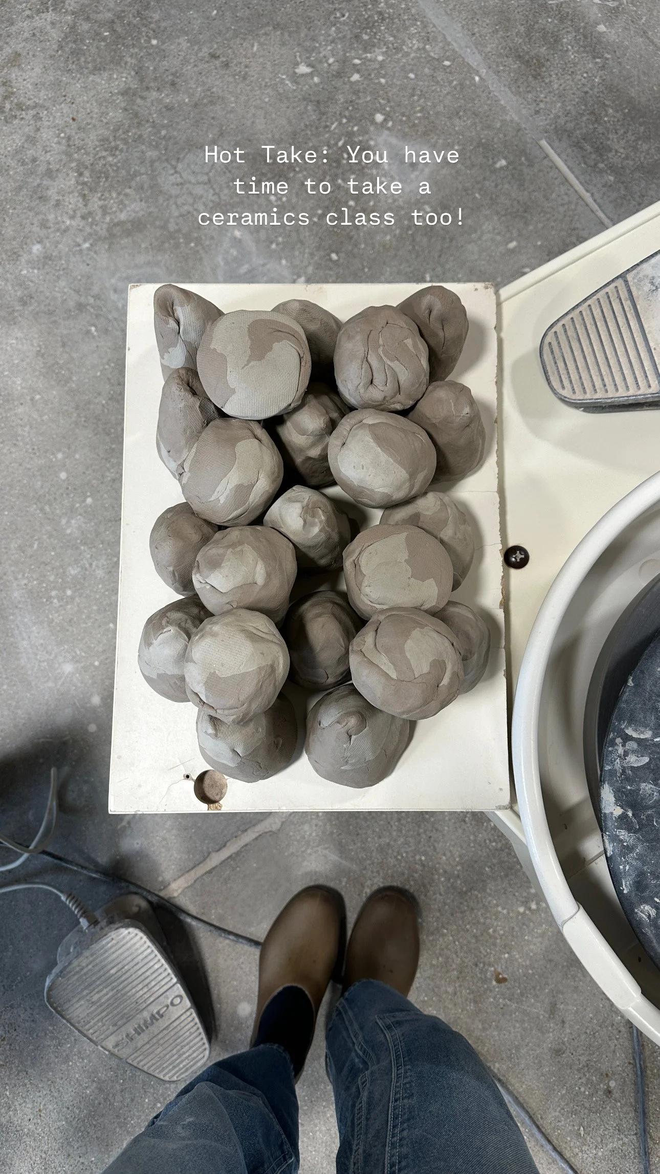 Hot Take: You have time to take a ceramics class !