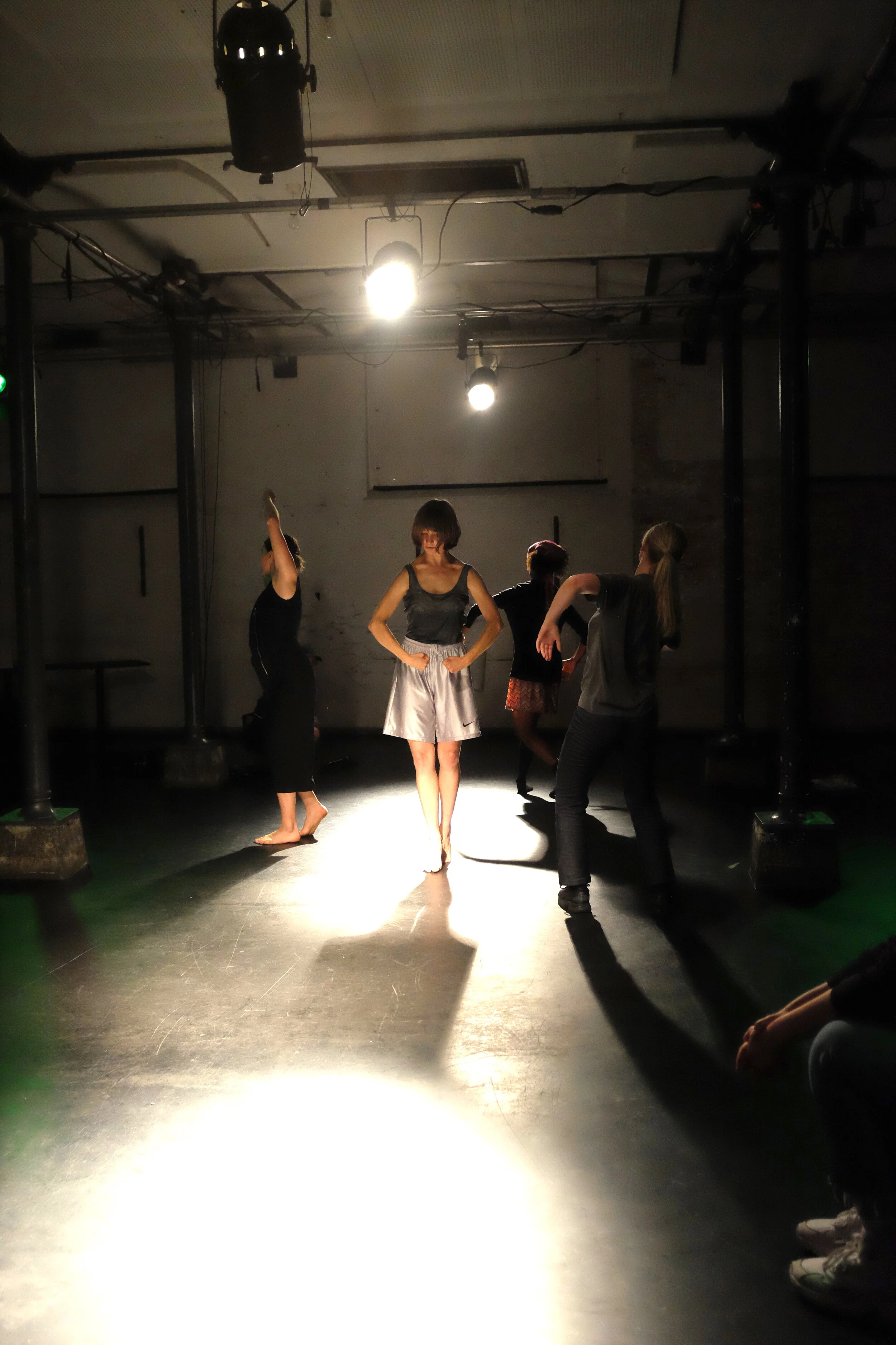  Project V - Gender Festival performance "Gesturing Genduring Gesturing"  June 14, 2019 @ Warehouse9, CPH  Dancers: Ane Carlsen, Emilie Gregersen, Lena Bondeson, Manon Siv Duquesnay &amp; Meleat Fredriksson 