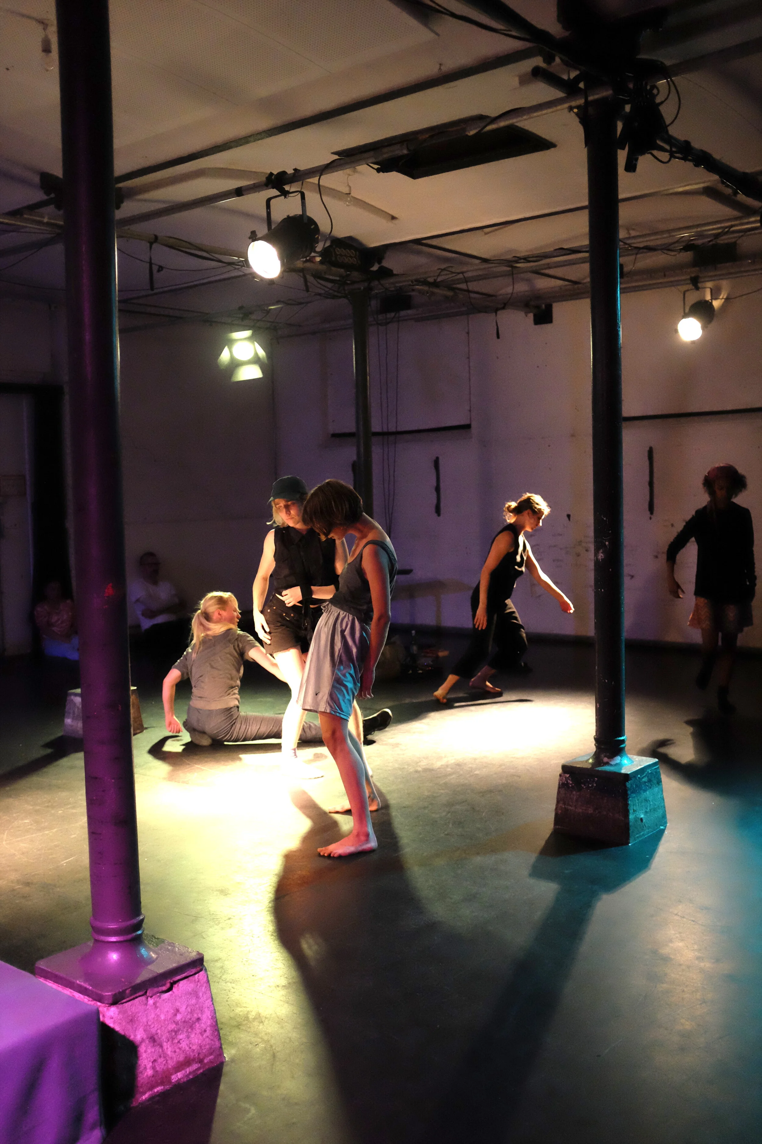  Project V - Gender Festival performance "Gesturing Genduring Gesturing"  June 14, 2019 @ Warehouse9, CPH  Dancers: Ane Carlsen, Emilie Gregersen, Lena Bondeson, Manon Siv Duquesnay &amp; Meleat Fredriksson 