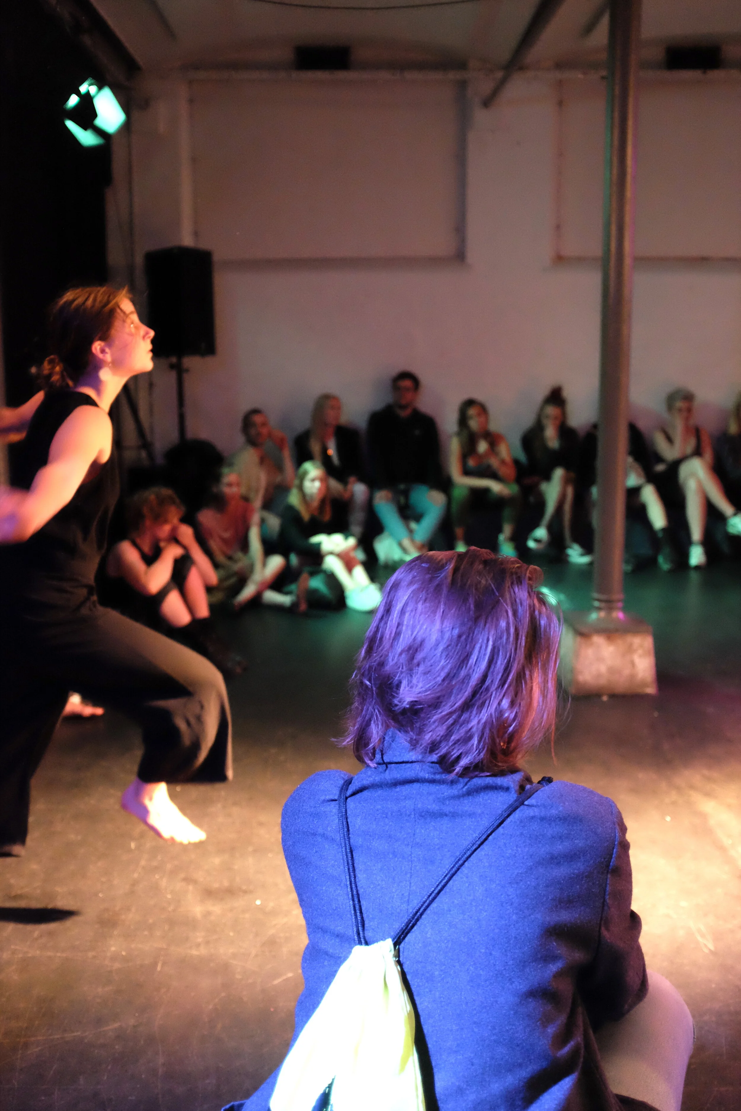  Project V - Gender Festival performance "Gesturing Genduring Gesturing"  June 14, 2019 @ Warehouse9, CPH  Dancers: Ane Carlsen, Emilie Gregersen, Lena Bondeson, Manon Siv Duquesnay &amp; Meleat Fredriksson 