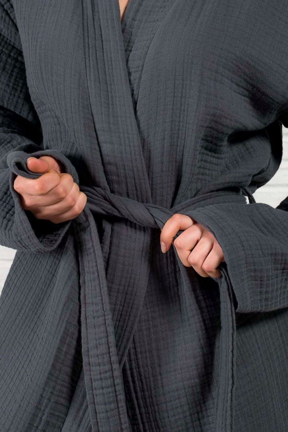 A NATURAL STATE - COTTON ROBE