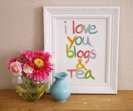 love you blogs & tea