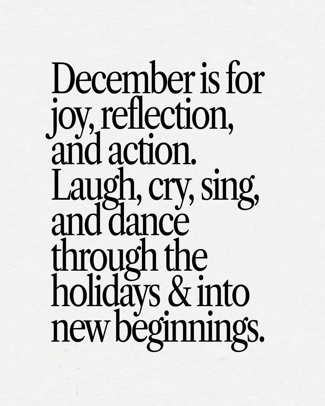 December mindset: the magic finds me.

This month, may you find joy in&hellip;

twinkling lights everywhere you go / songs you&rsquo;ve sung since you were five / movies you wait all year to watch.

This month, may you find power in&hellip;

sifting 