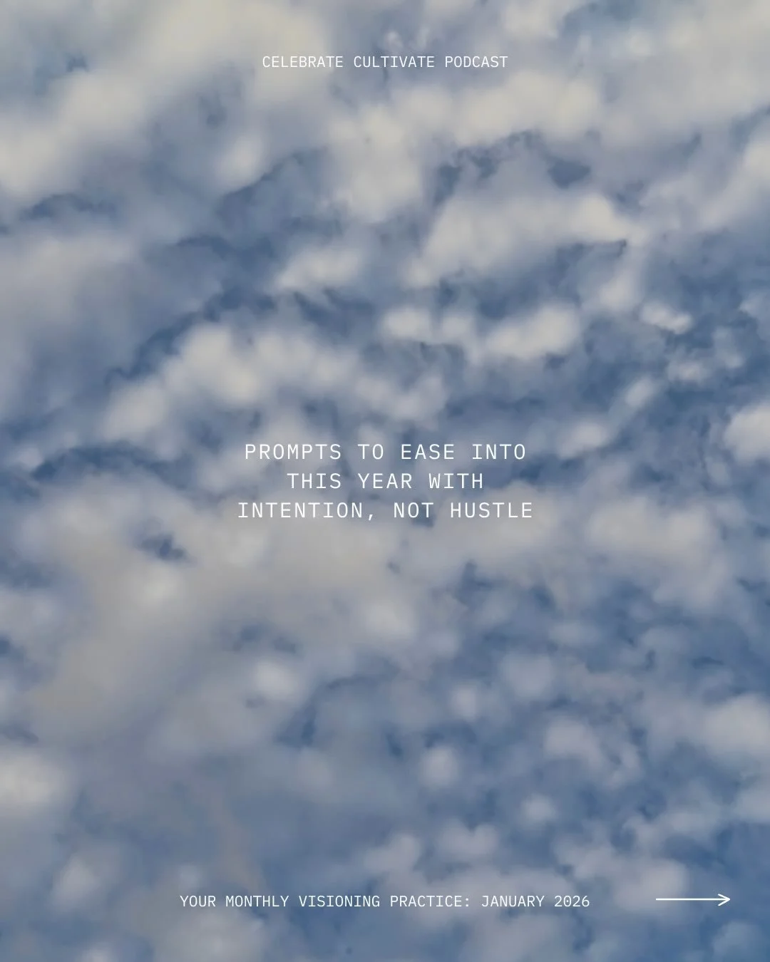 prompts to gather gems from December / invitation to set intentions for the 2nd half of January cuz it&rsquo;s never too late / an intuitive card reading to shake out more insights / plus, making the new year energy support you instead of stress you 