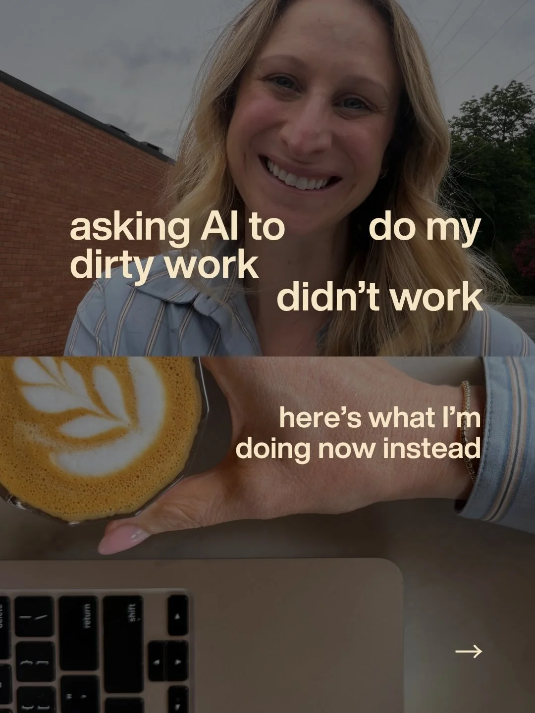 A year ago, I was working with my little robot intern daily.

They helped with meal plans and packing lists, edited my podcast show notes and sales pages.

I was a 40-something small business owner desperate to not get left behind.

To maintain my st