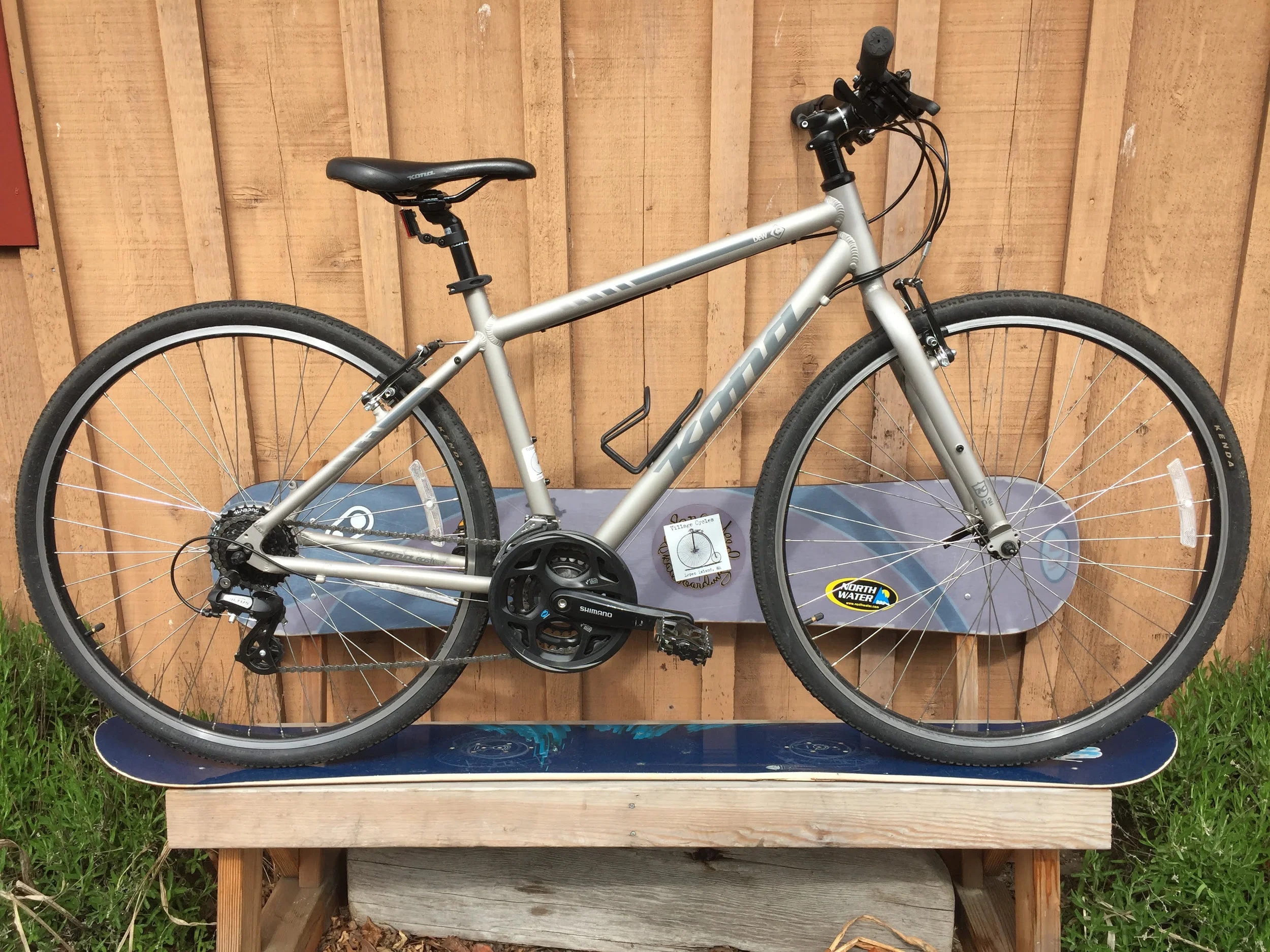 The Kona Dew is part of our Hybrid rental fleet