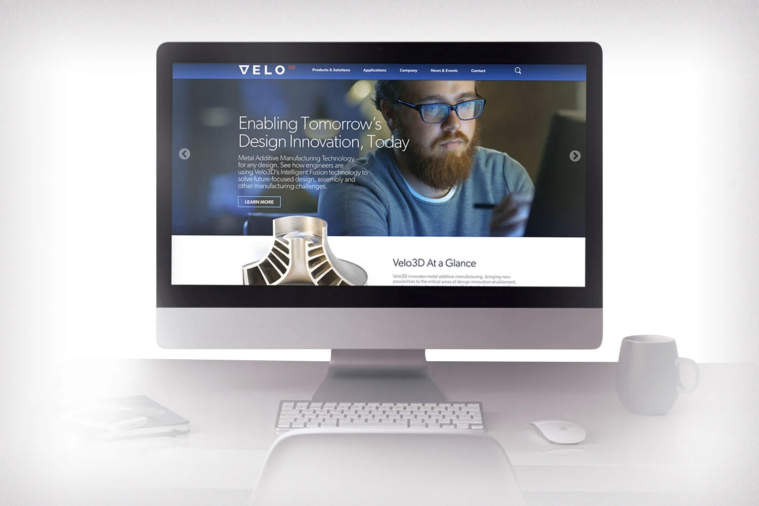 Web Design &amp; Branding: Velo3D
