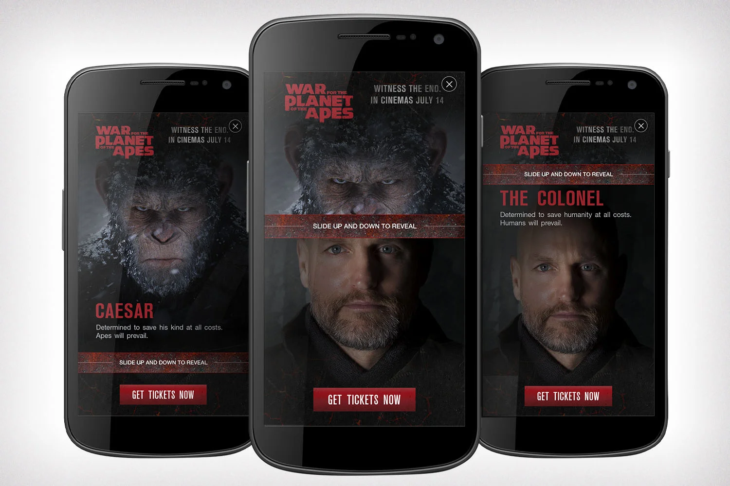 Mobile Ad: War for the Planet of the Apes