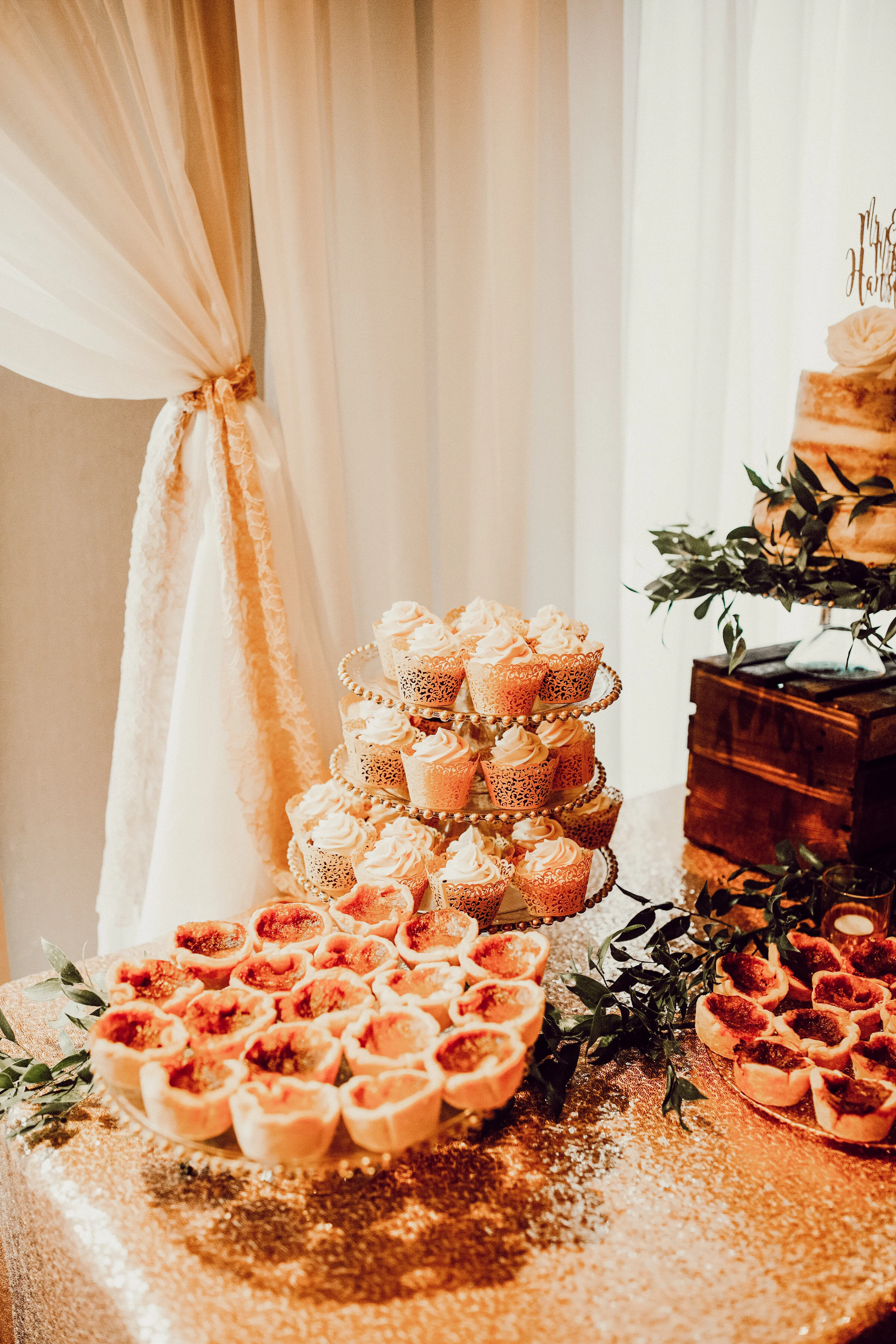 Gold Glass Cake Stands