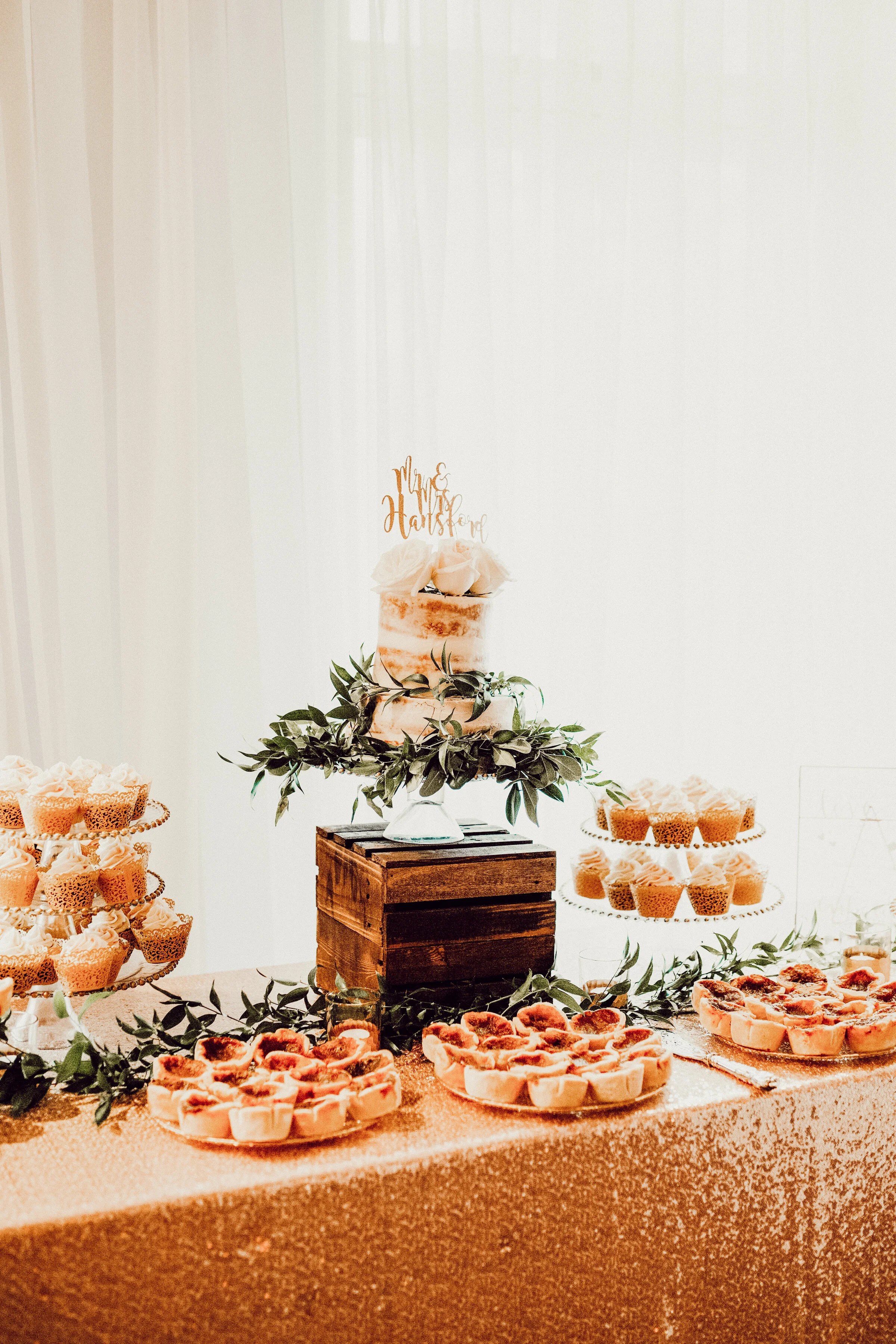 Gold Glass Cake Stands