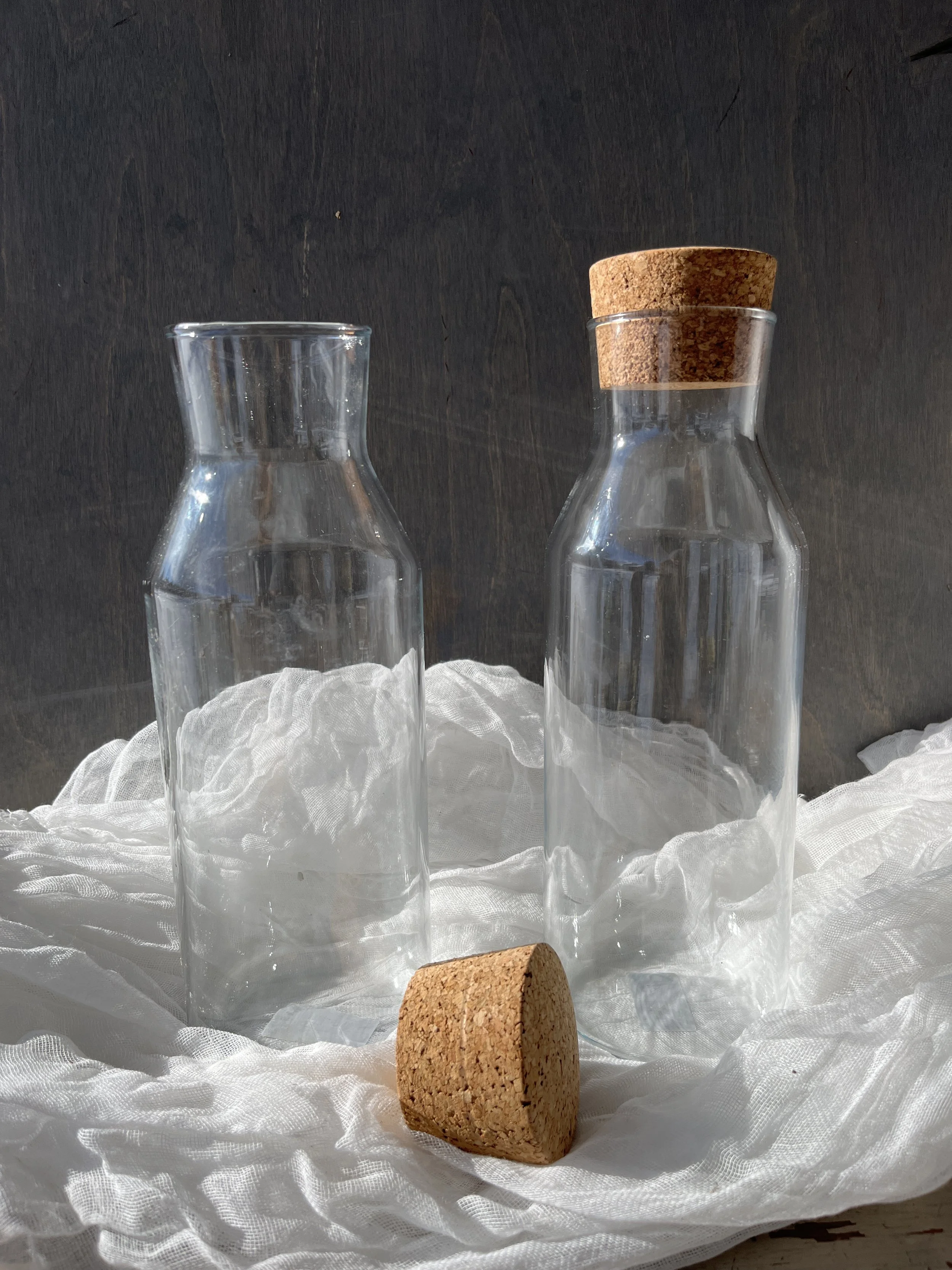 Cork Top Water Jugs