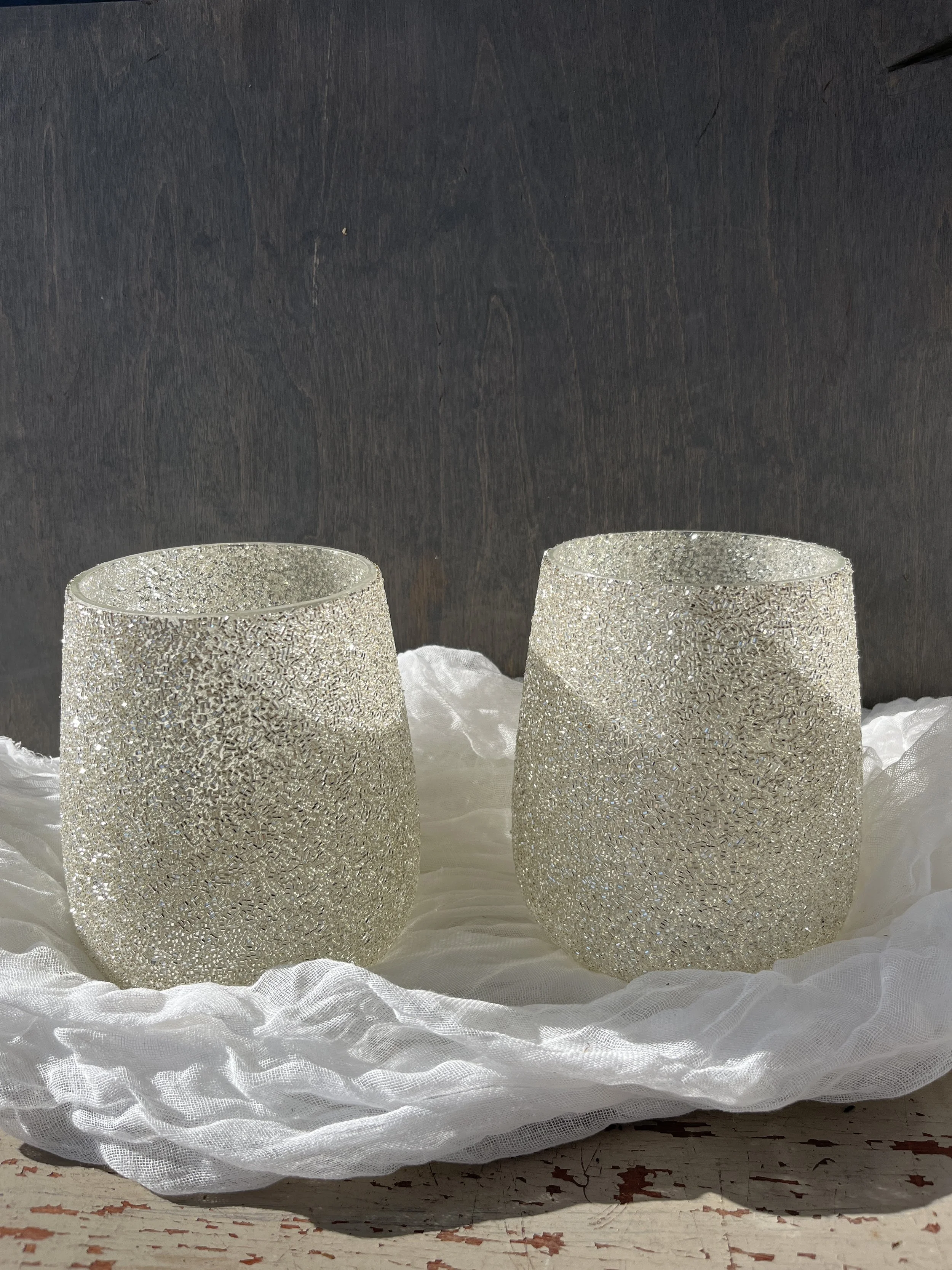 Large Gold Decorative Votives