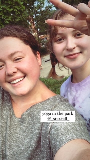 Yoga in the park w/Jamison