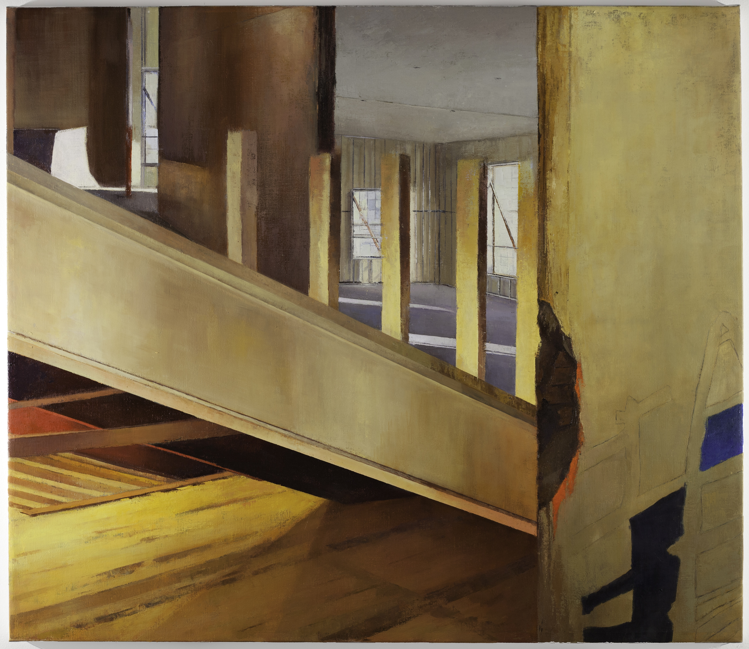 Last Door on the Right , 2016 oil on linen, 38 x 44 in
