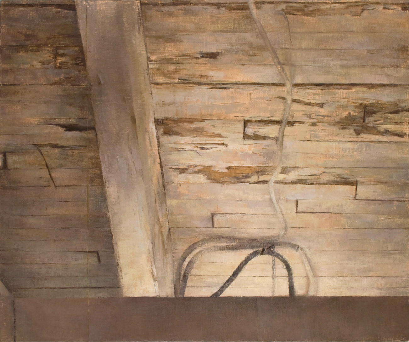   Sean's Ceiling , 2010 oil on linen, 36 x 39in 
