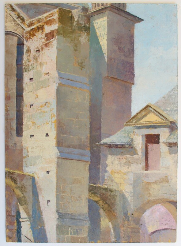   Cloisters 1,  2013 Oil on muslin on board, 14 x 10 in 