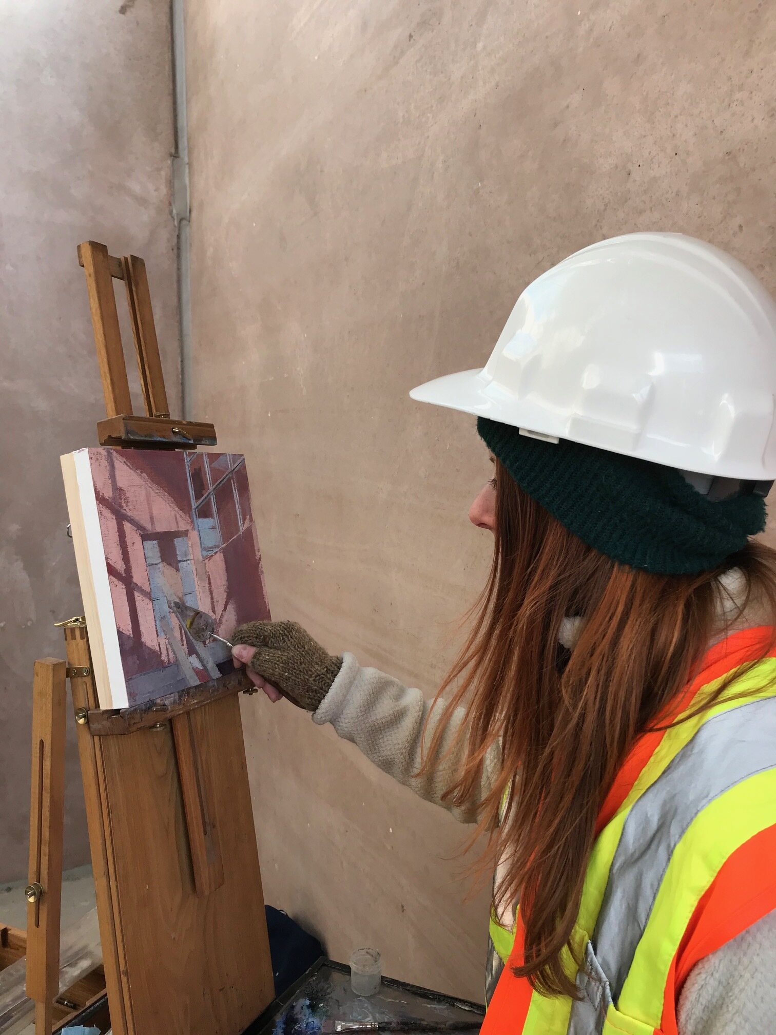  Painting on-site, November 2019 Albany International Airport 