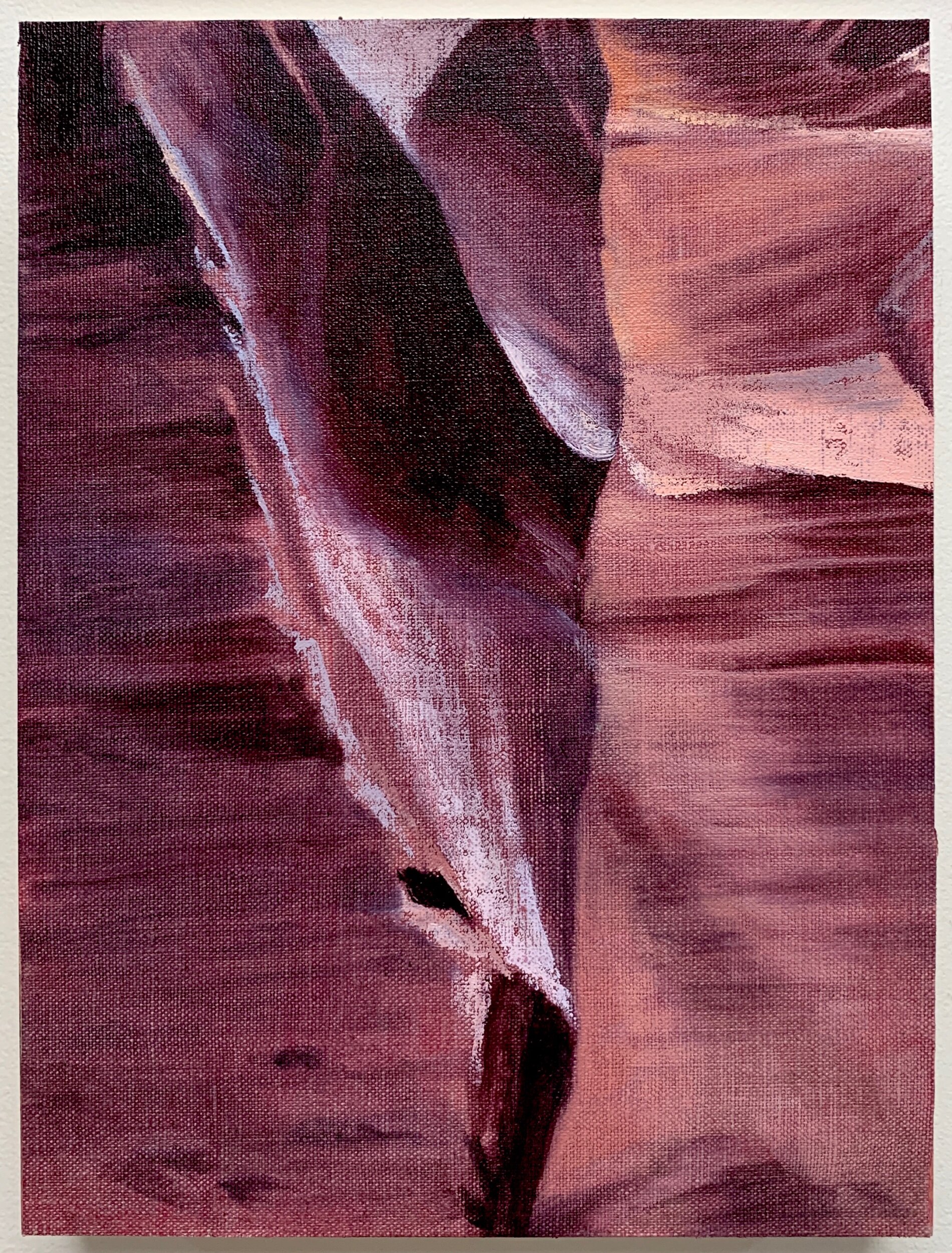 Waterswept 8, 2019 oil on linen on panel, 12 x 9 in
