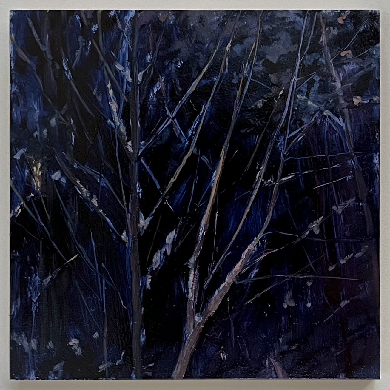 Nocturne , 2022 oil on linen on panel 10 × 10 in