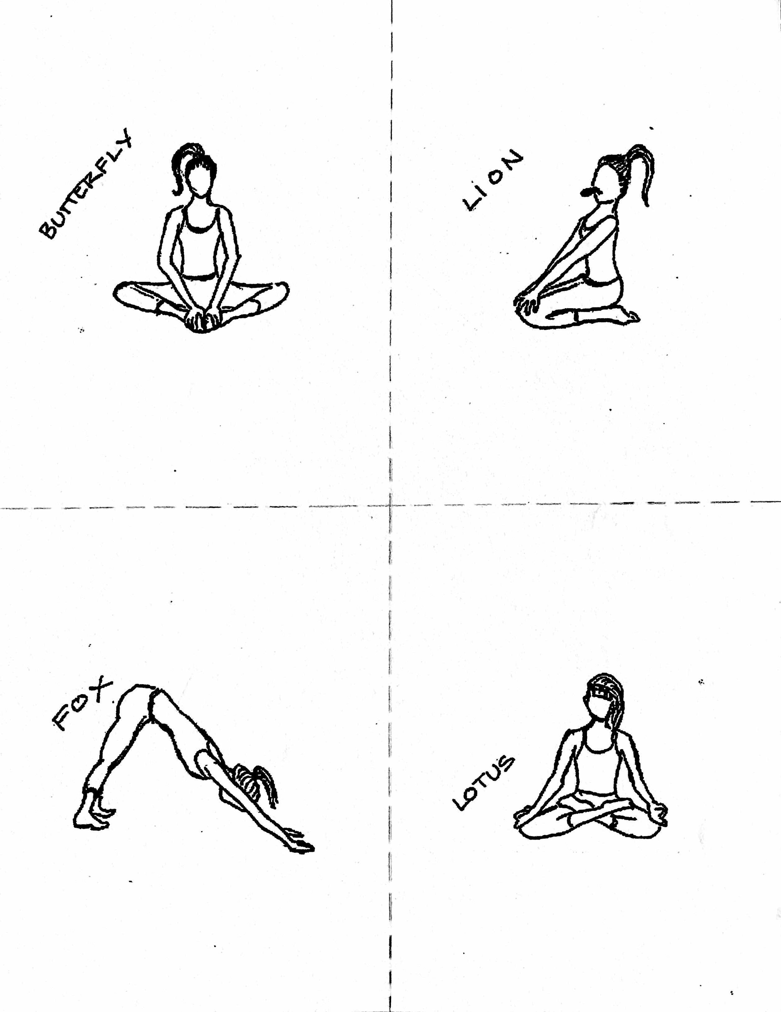 Yoga Pose Card 1