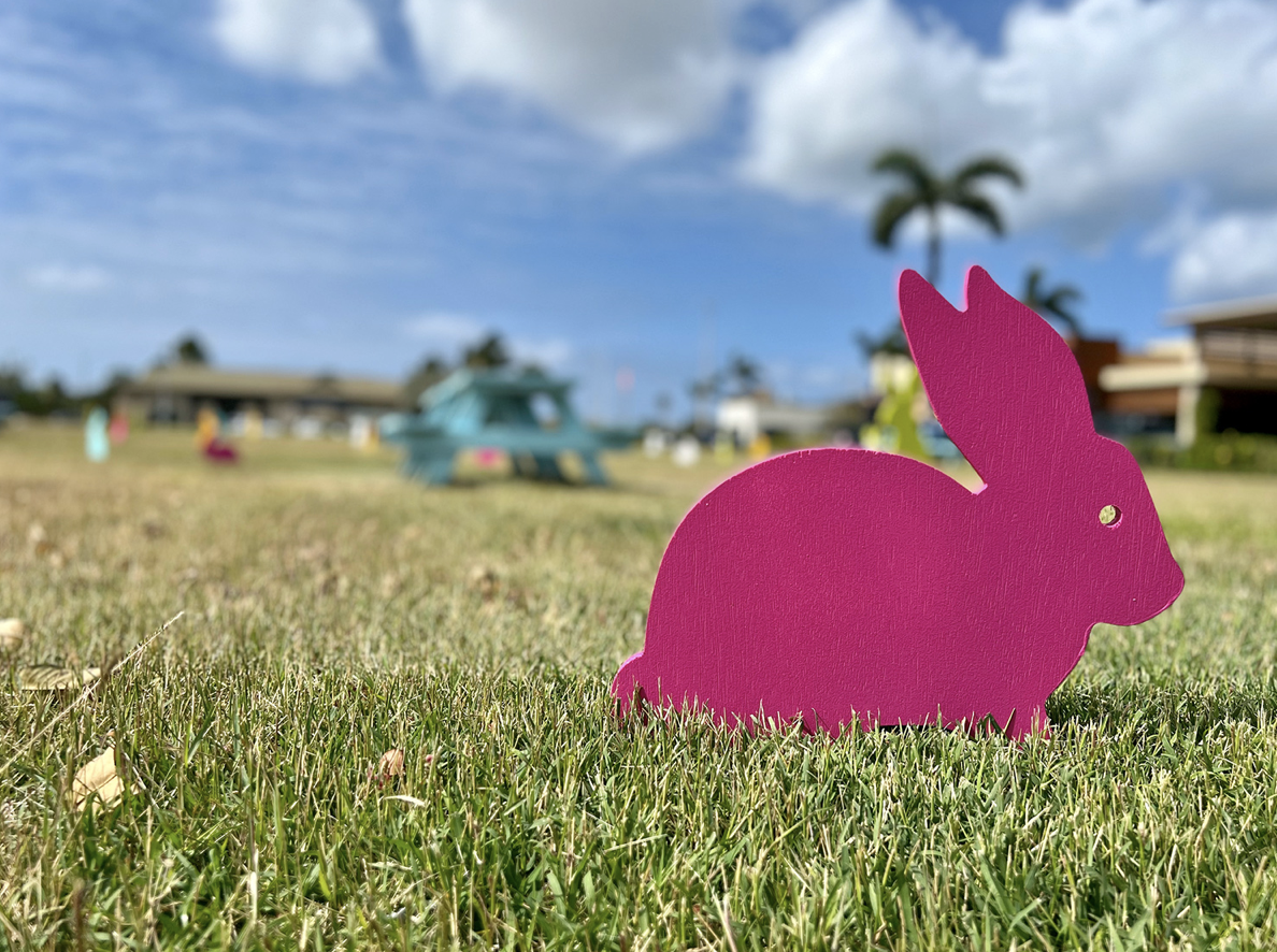 Bunny Lawn + Hidden Easter Goodies