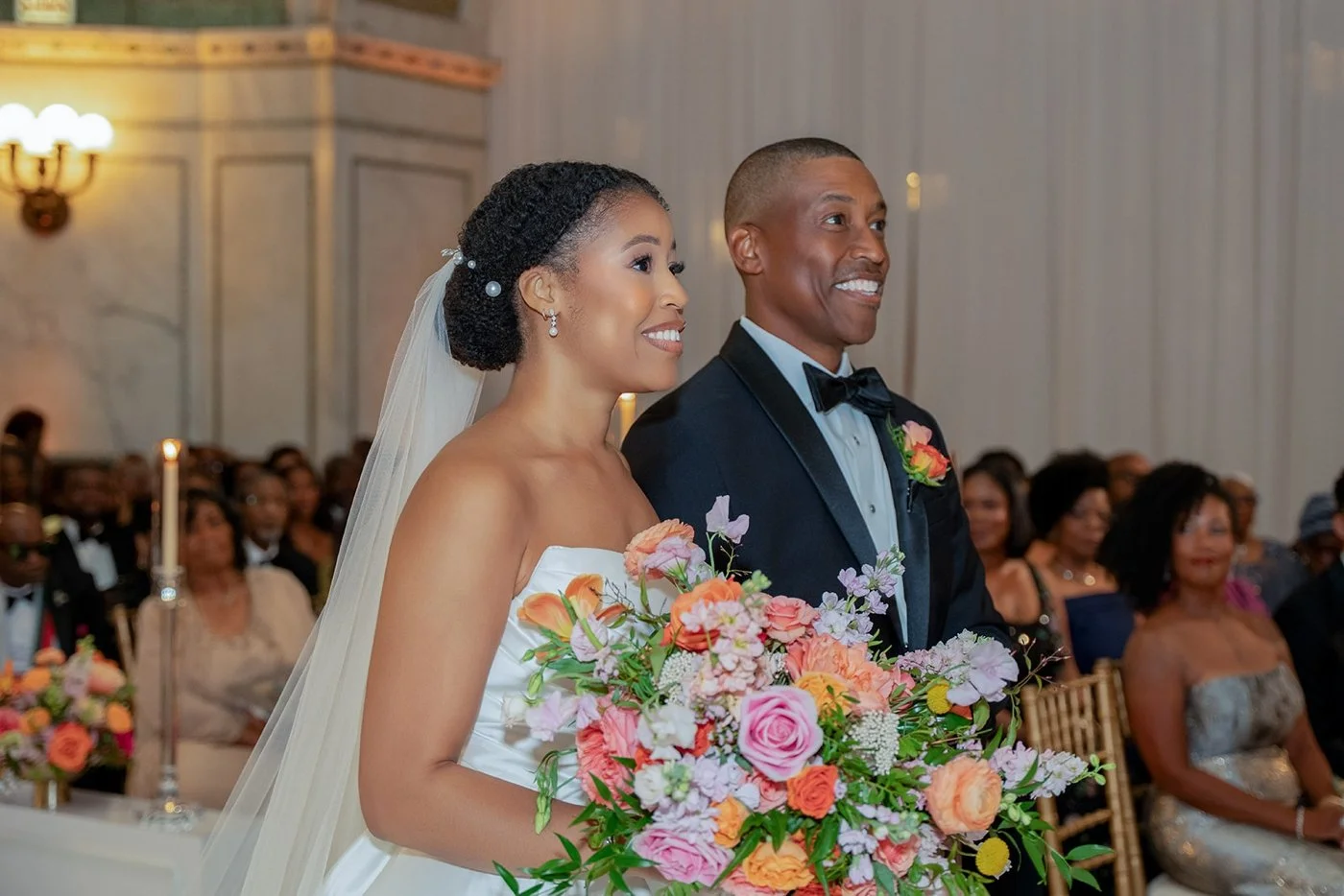 Wedding ceremony at the Chicago Cultural Center