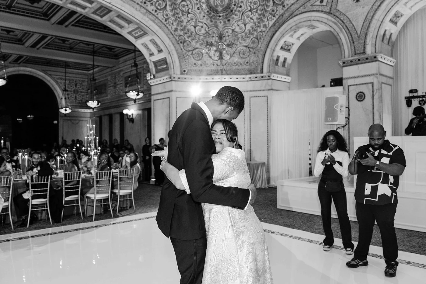 Wedding reception at the Chicago Cultural Center