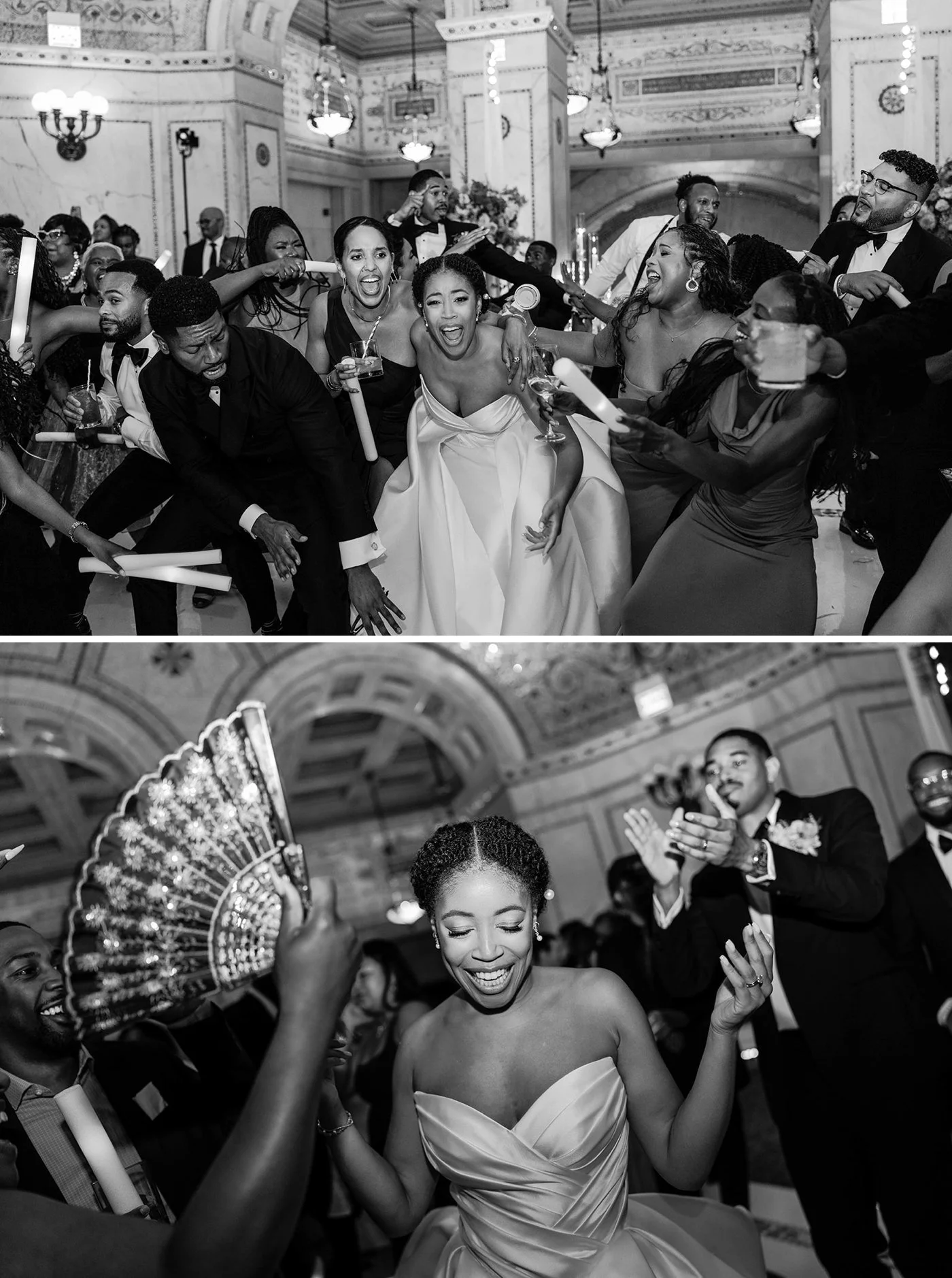 Wedding reception at the Chicago Cultural Center