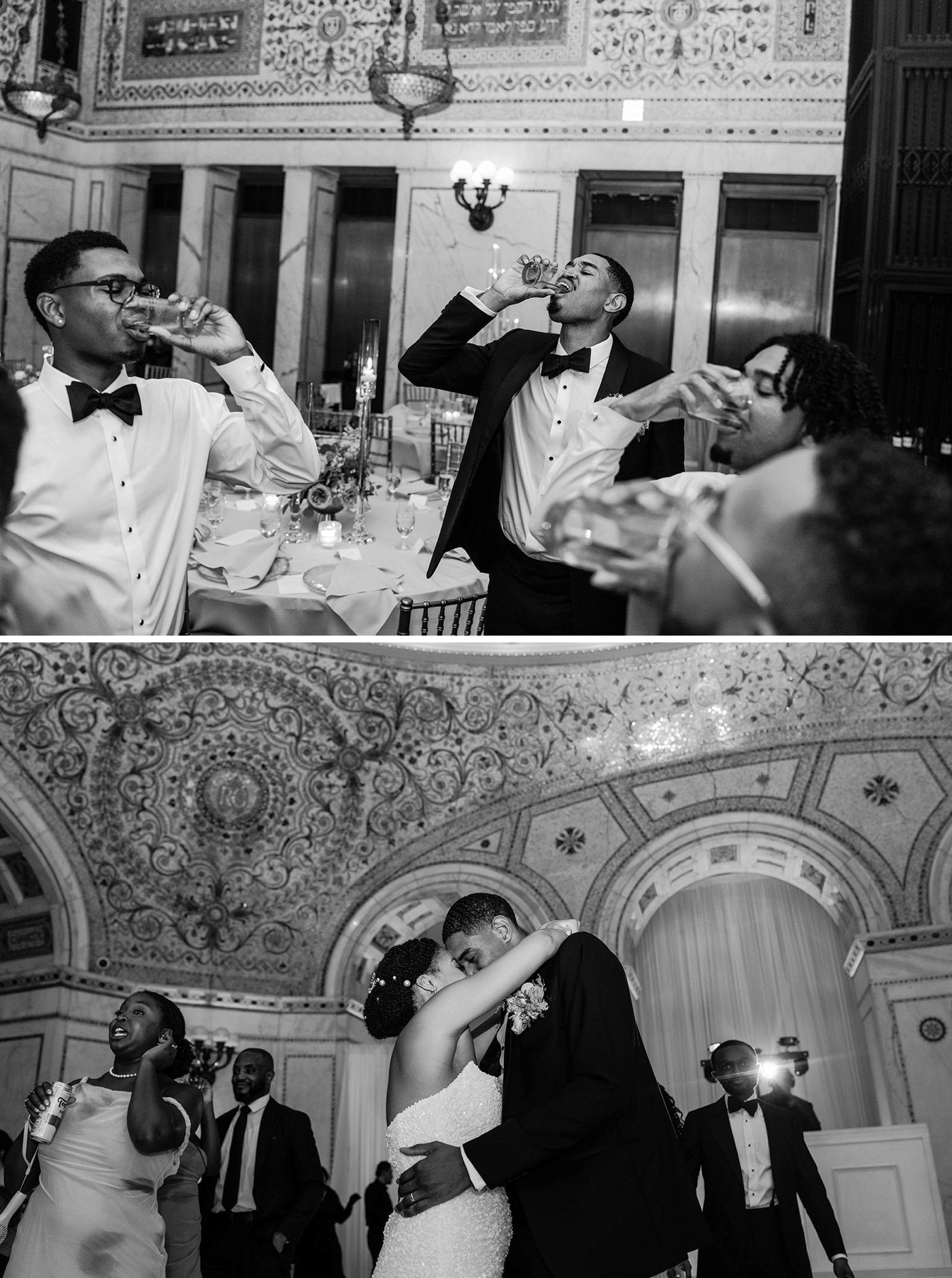 Wedding reception at the Chicago Cultural Center