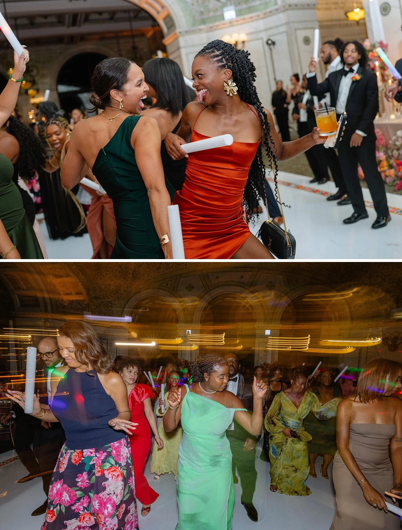 Wedding reception at the Chicago Cultural Center