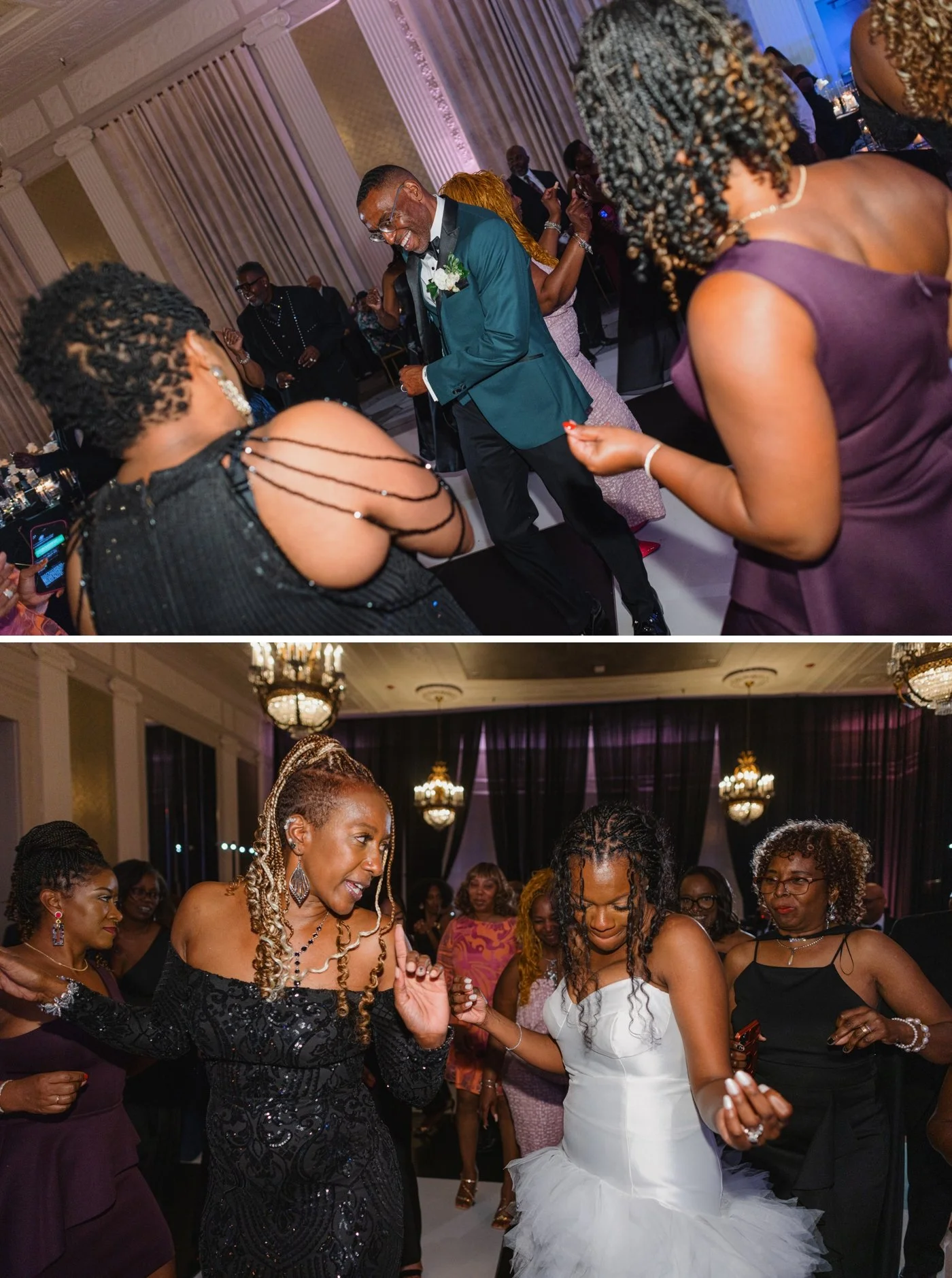 Wedding reception at the Midland Hotel