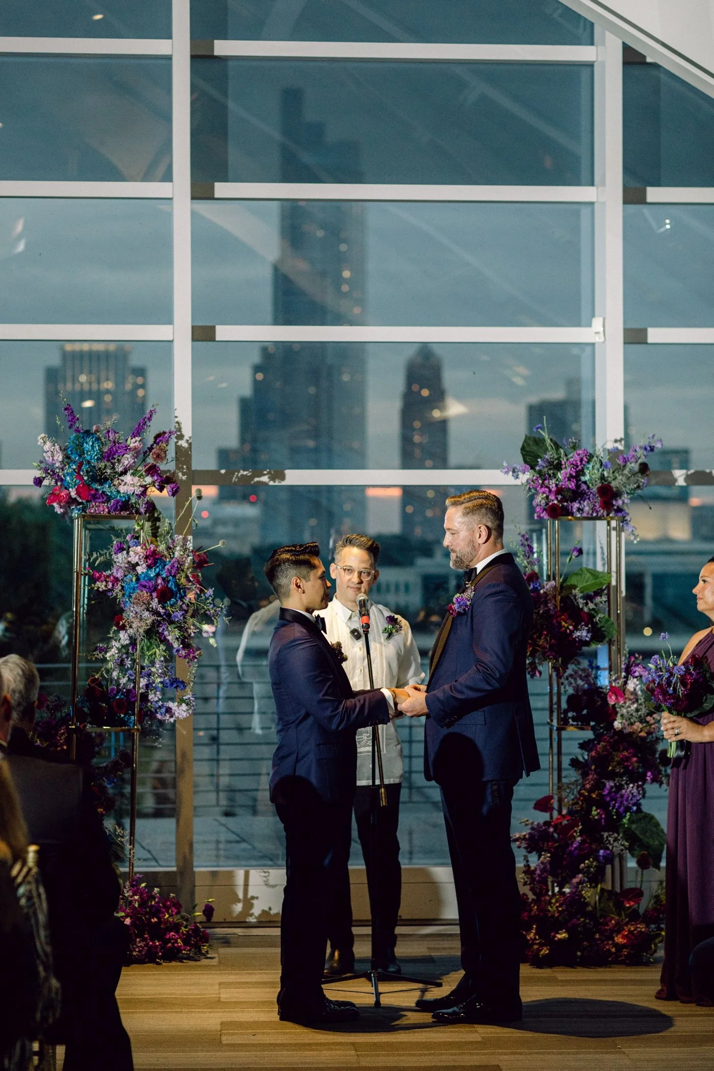 Wedding ceremony at Adler Planetarium